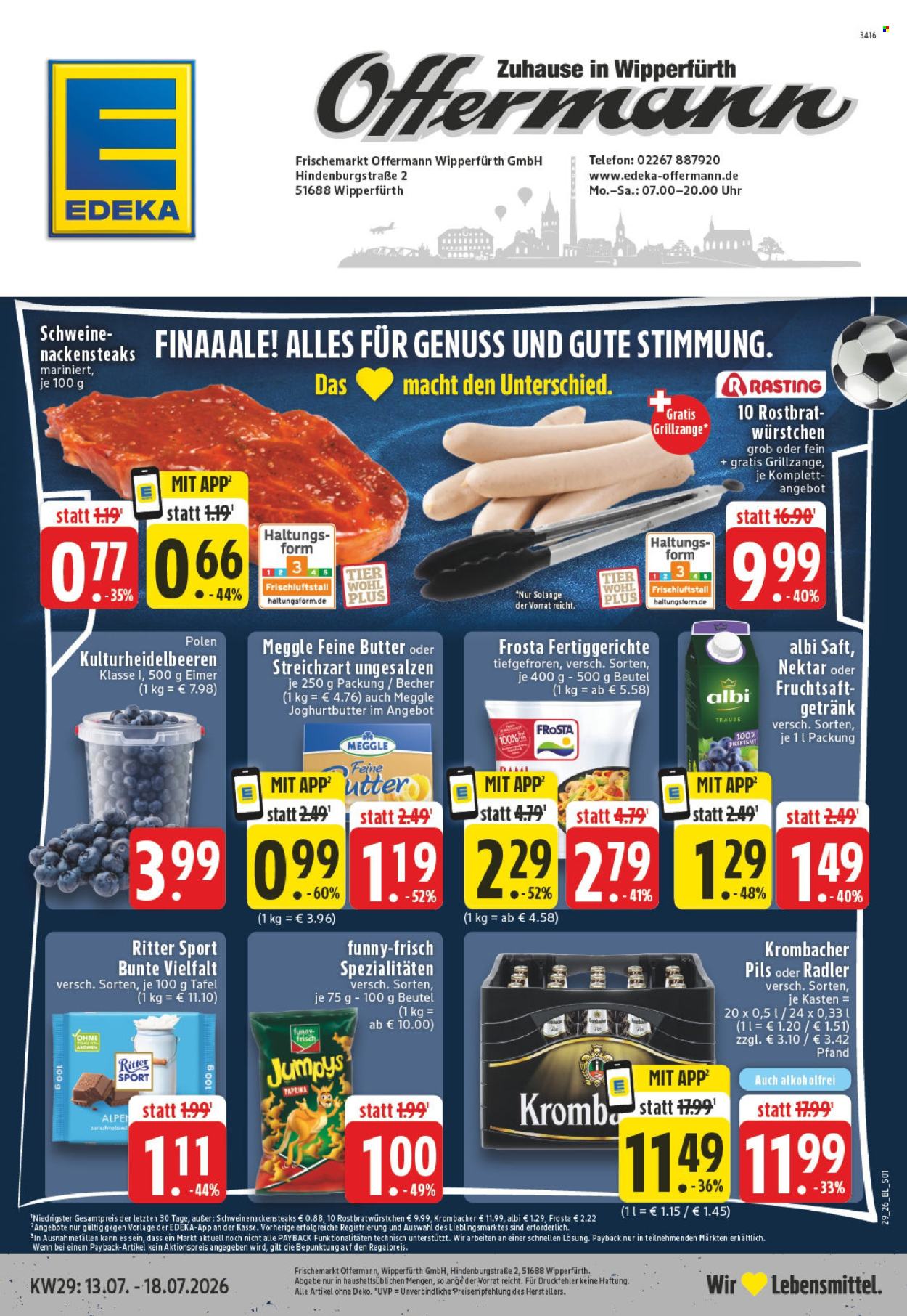 Edeka Prospekte  - 13.07.2026 - 18.07.2026. Seite 1