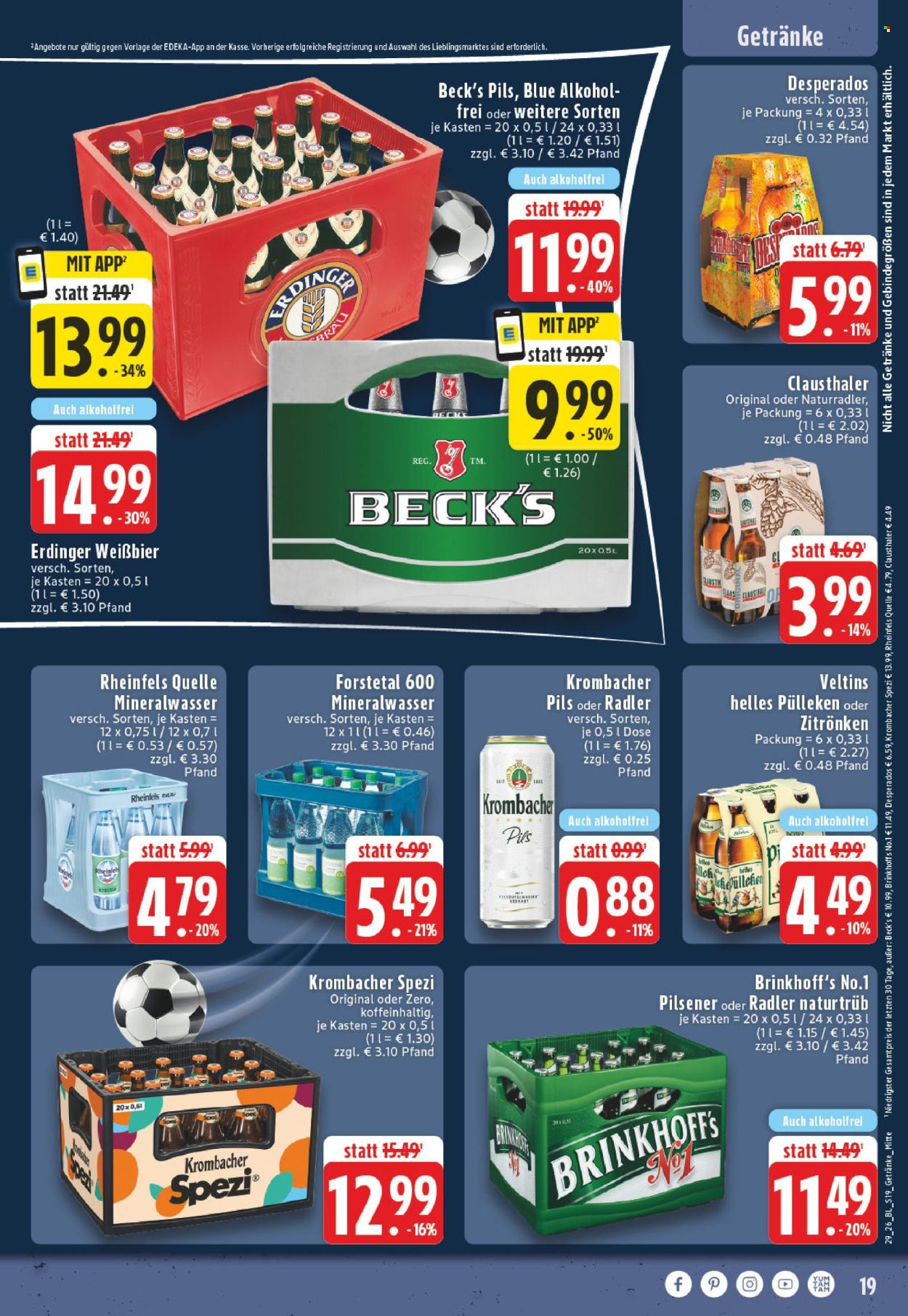 Edeka Prospekte  - 13.07.2026 - 18.07.2026. Seite 19
