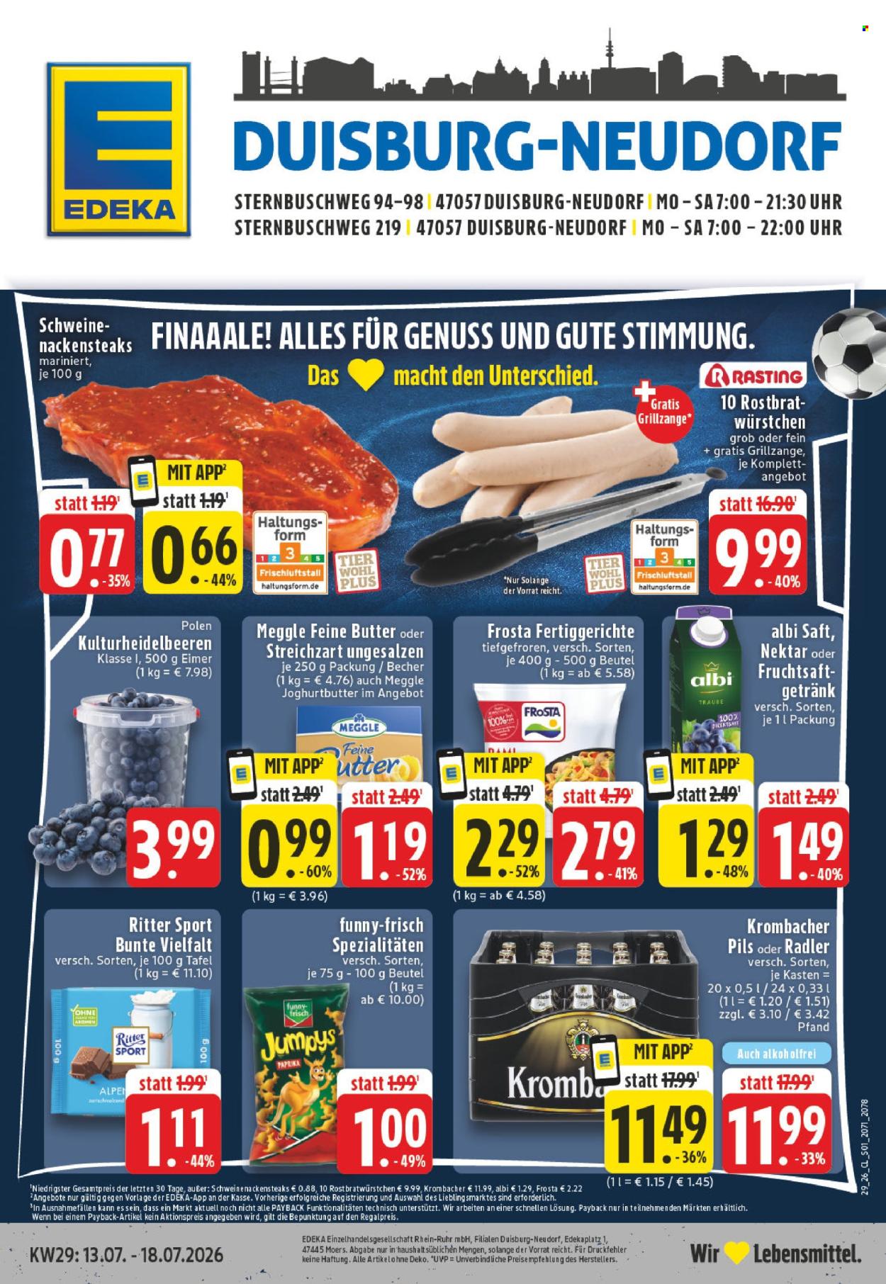 Edeka Prospekte  - 13.07.2026 - 18.07.2026. Seite 1