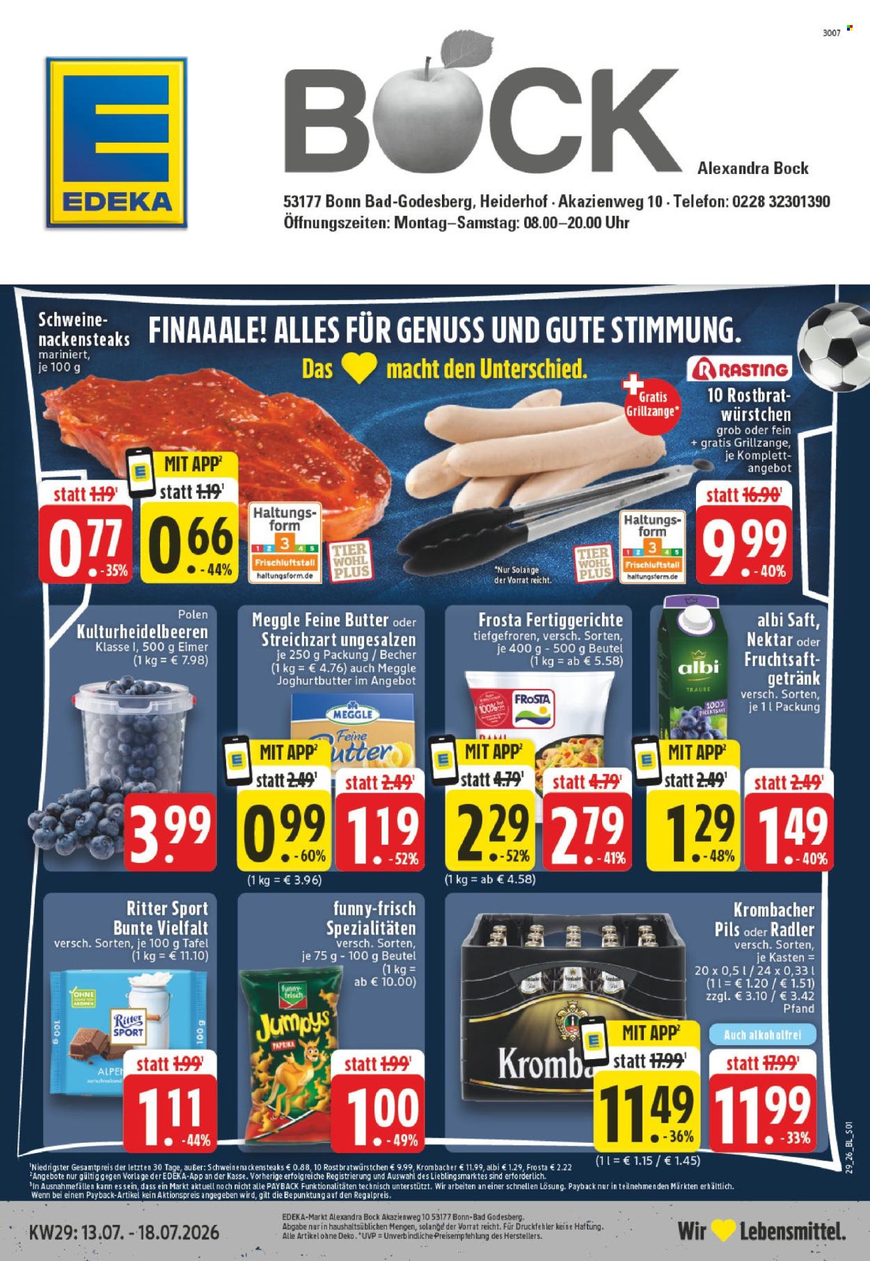 Edeka Prospekte  - 13.07.2026 - 18.07.2026. Seite 1
