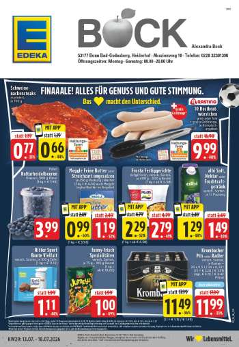 Prospekte Edeka - 13.07.2026 - 18.07.2026.