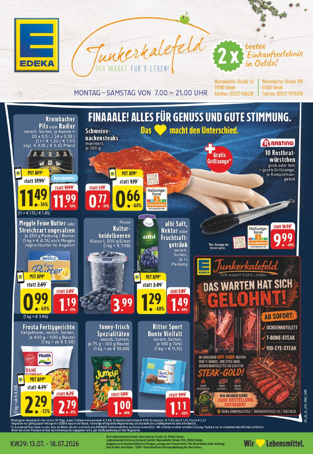 Edeka Prospekte  - 13.07.2026 - 18.07.2026. Seite 1