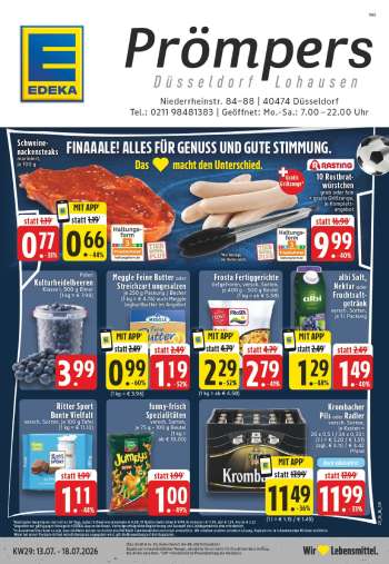 Prospekte Edeka - 13.07.2026 - 18.07.2026.