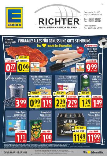 Prospekte Edeka - 13.07.2026 - 18.07.2026.
