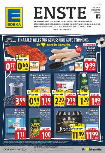 Prospekte Edeka - 13.07.2026 - 18.07.2026.