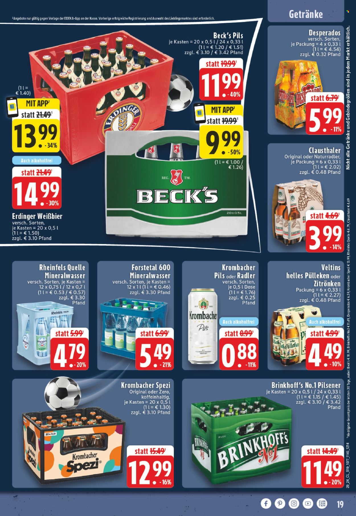 Edeka Prospekte  - 13.07.2026 - 18.07.2026. Seite 19