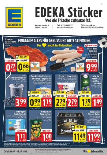 Prospekte Edeka - 13.07.2026 - 18.07.2026.
