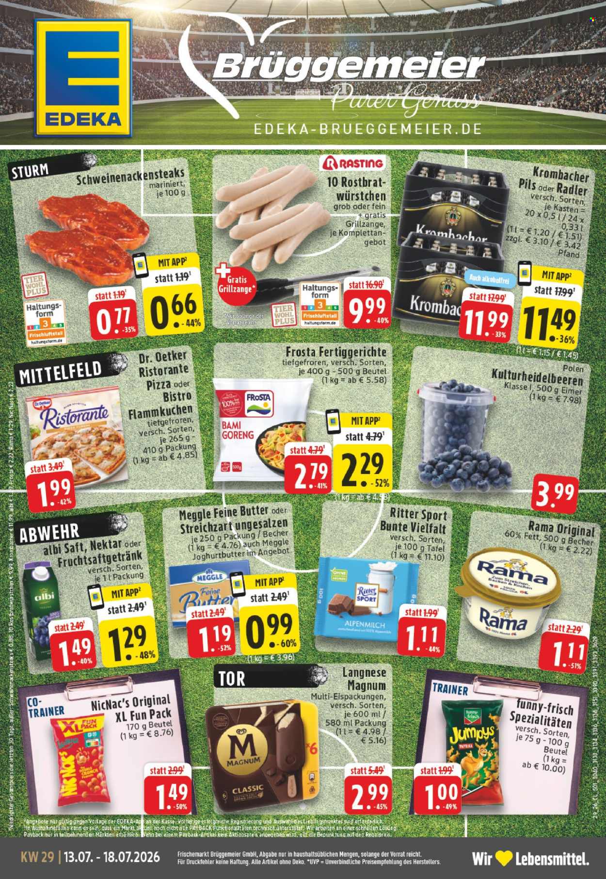 Edeka Prospekte  - 13.07.2026 - 18.07.2026. Seite 1