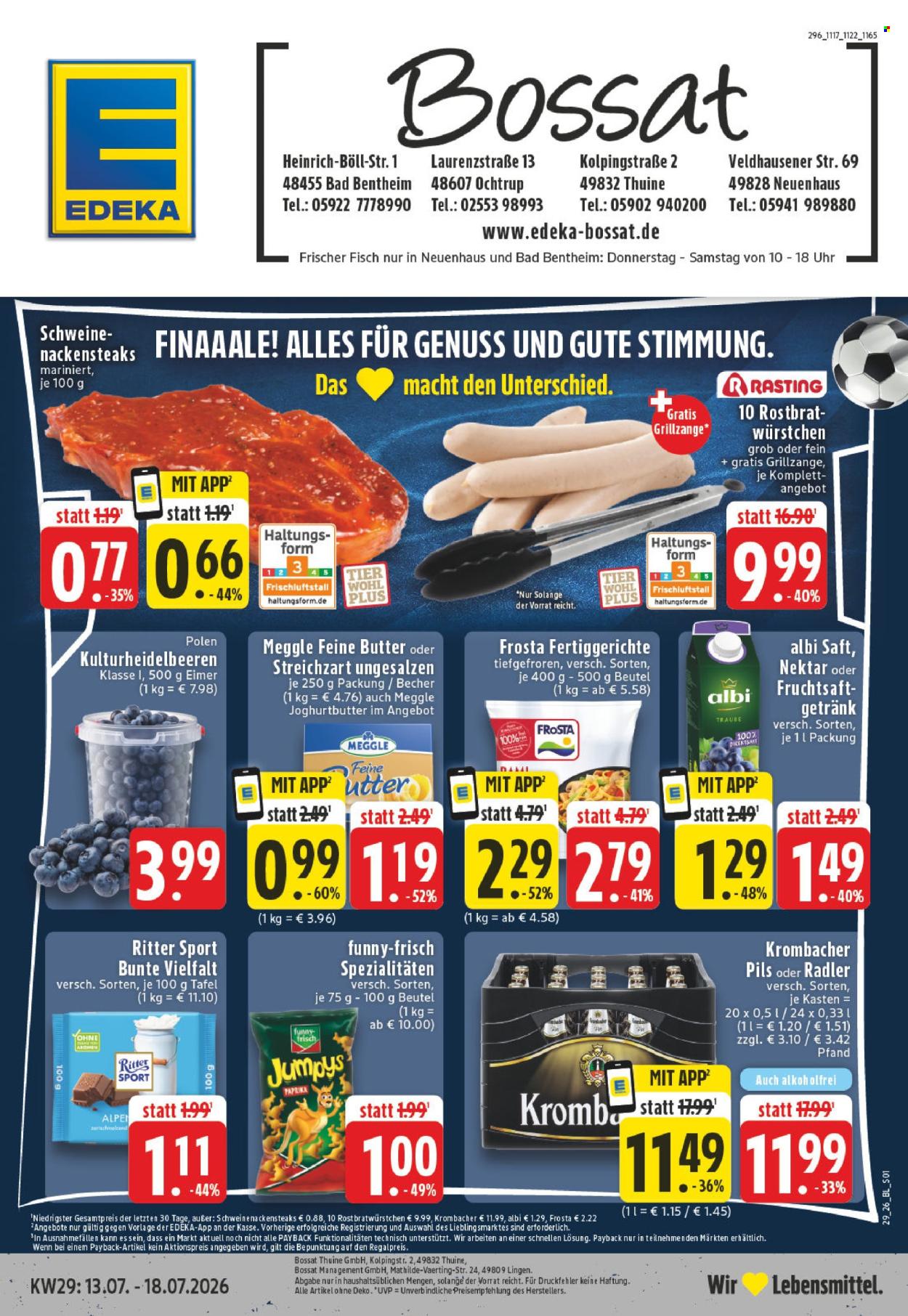 Edeka Prospekte  - 13.07.2026 - 18.07.2026. Seite 1