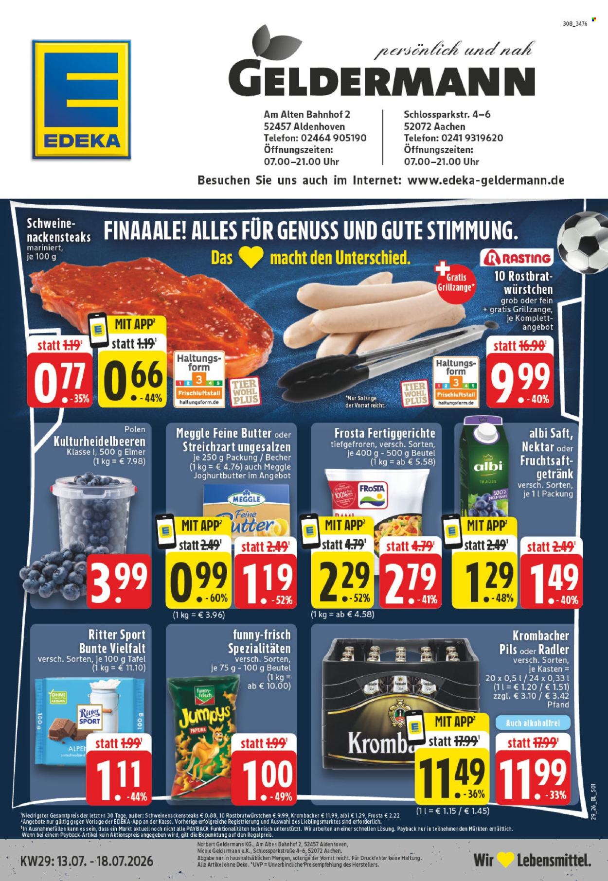 Edeka Prospekte  - 13.07.2026 - 18.07.2026. Seite 1