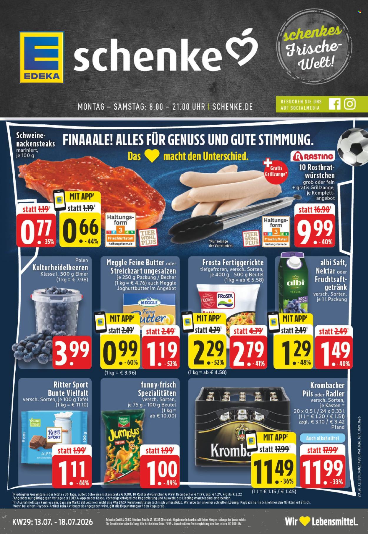 Edeka Prospekte  - 13.07.2026 - 18.07.2026. Seite 1