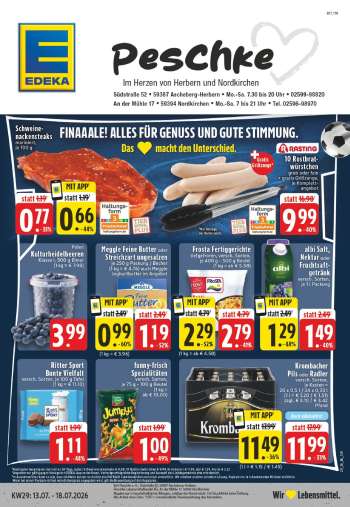 Prospekte Edeka - 13.07.2026 - 18.07.2026.