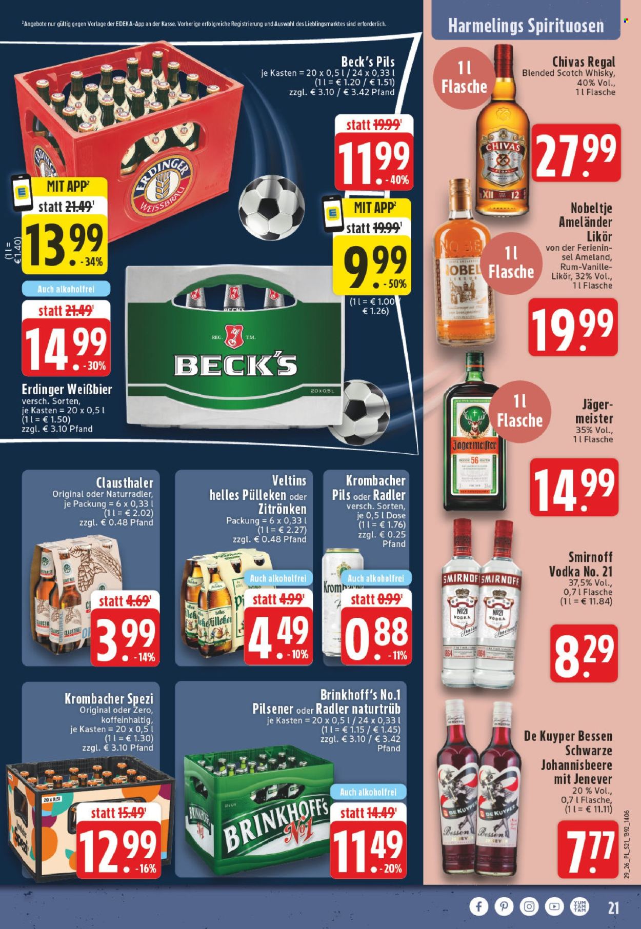 Edeka Prospekte  - 13.07.2026 - 18.07.2026. Seite 21