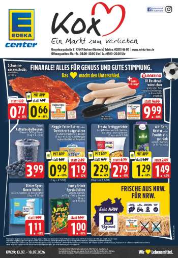 Prospekte Edeka - 13.07.2026 - 18.07.2026.