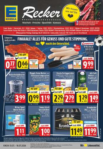 Prospekte Edeka - 13.07.2026 - 18.07.2026.