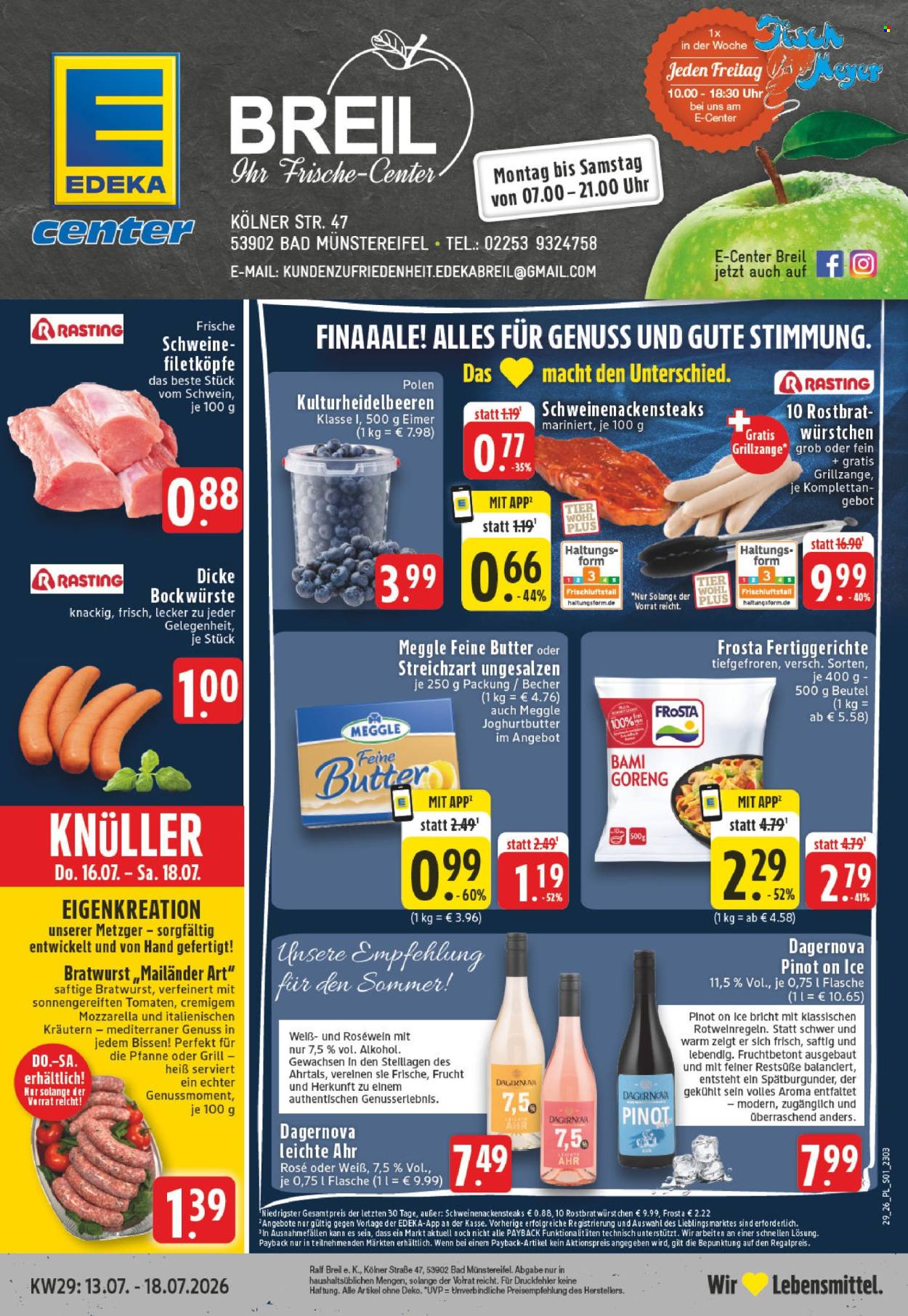 E center Prospekte  - 13.07.2026 - 18.07.2026. Seite 1