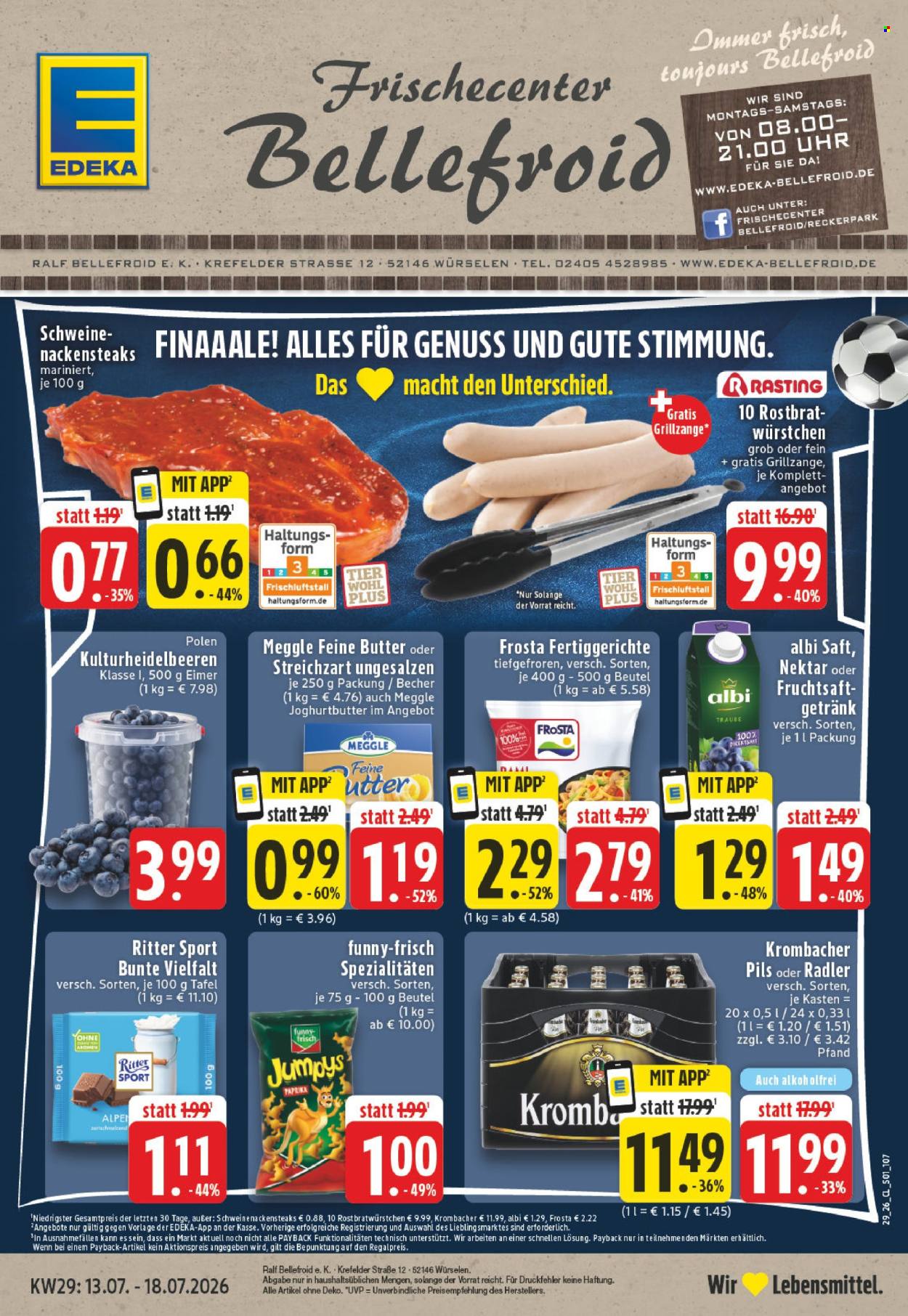 Edeka Prospekte  - 13.07.2026 - 18.07.2026. Seite 1