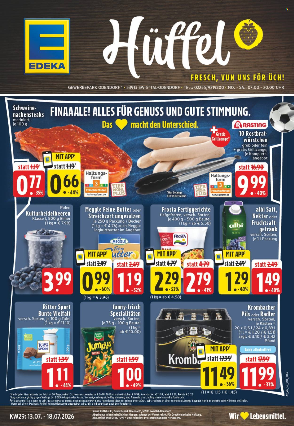 Edeka Prospekte  - 13.07.2026 - 18.07.2026. Seite 1