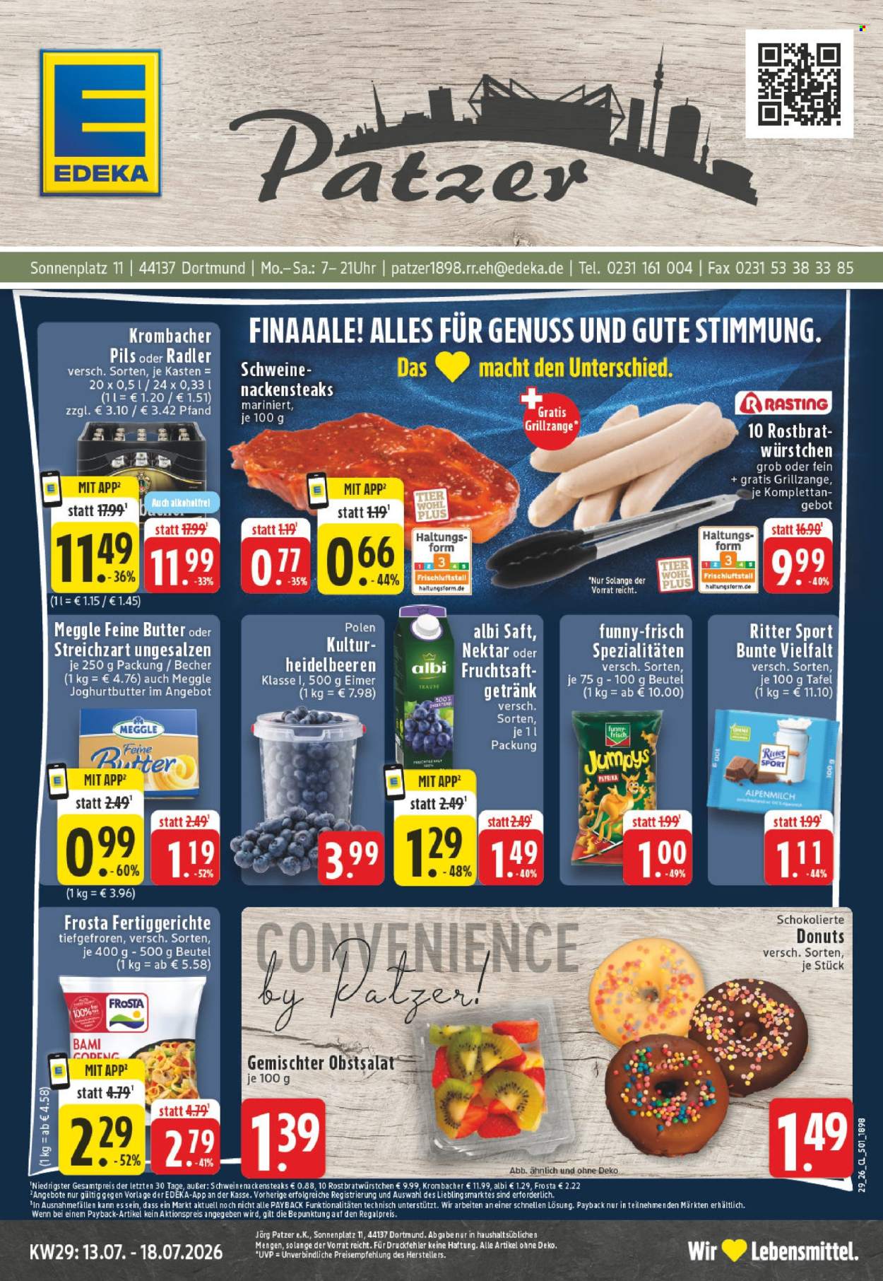 Edeka Prospekte  - 13.07.2026 - 18.07.2026. Seite 1