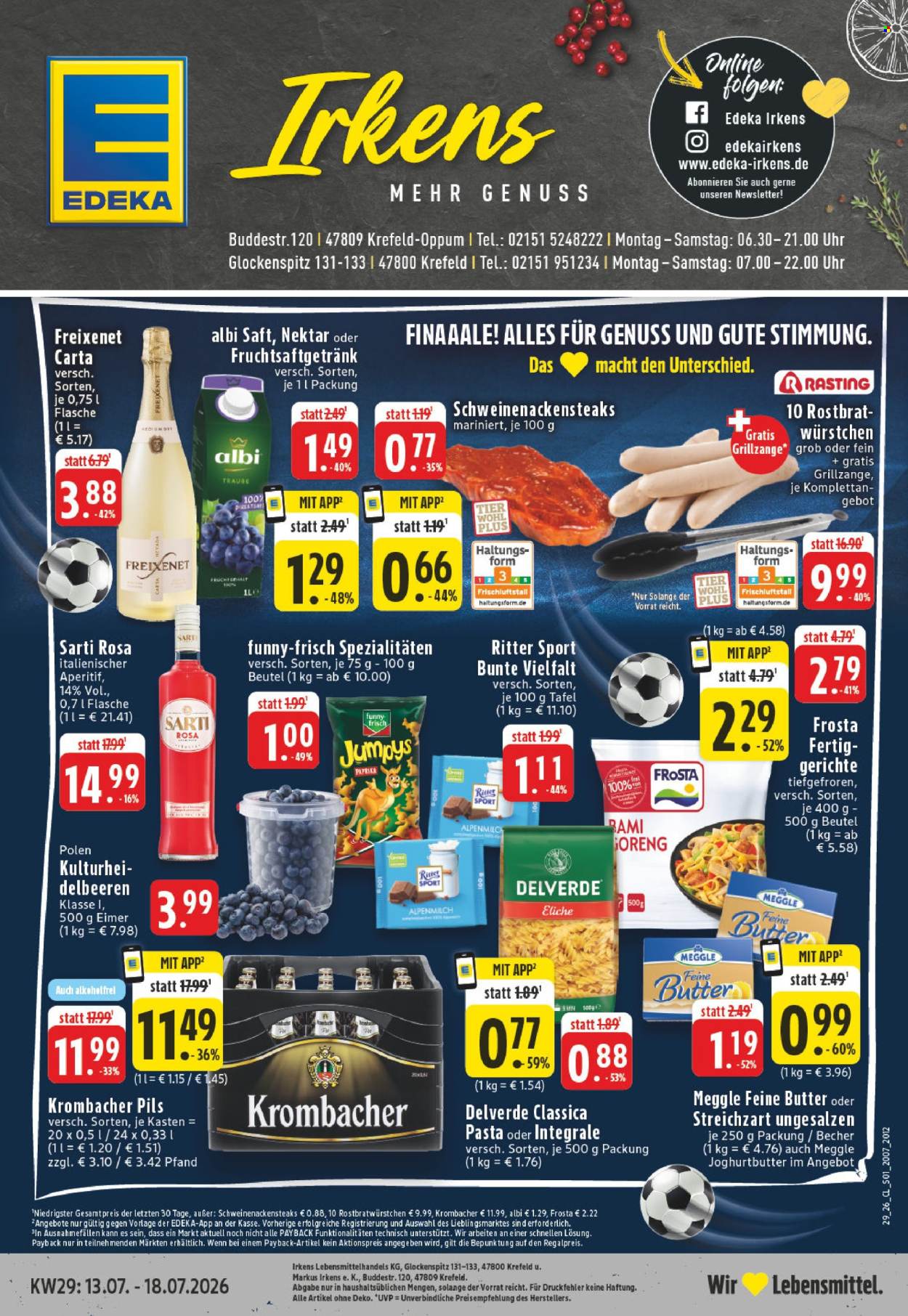 Edeka Prospekte  - 13.07.2026 - 18.07.2026. Seite 1