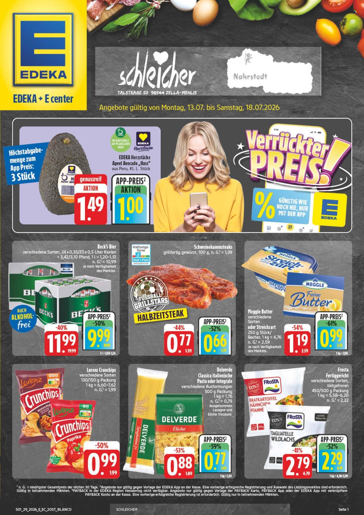 Edeka Prospekte  - 13.07.2026 - 18.07.2026. Seite 1