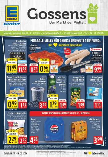 Prospekte E center - 13.07.2026 - 18.07.2026.