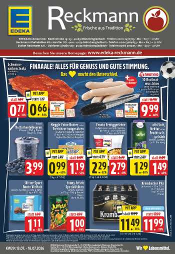Prospekte Edeka - 13.07.2026 - 18.07.2026.