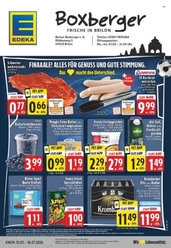 Prospekte Edeka - 13.07.2026 - 18.07.2026.