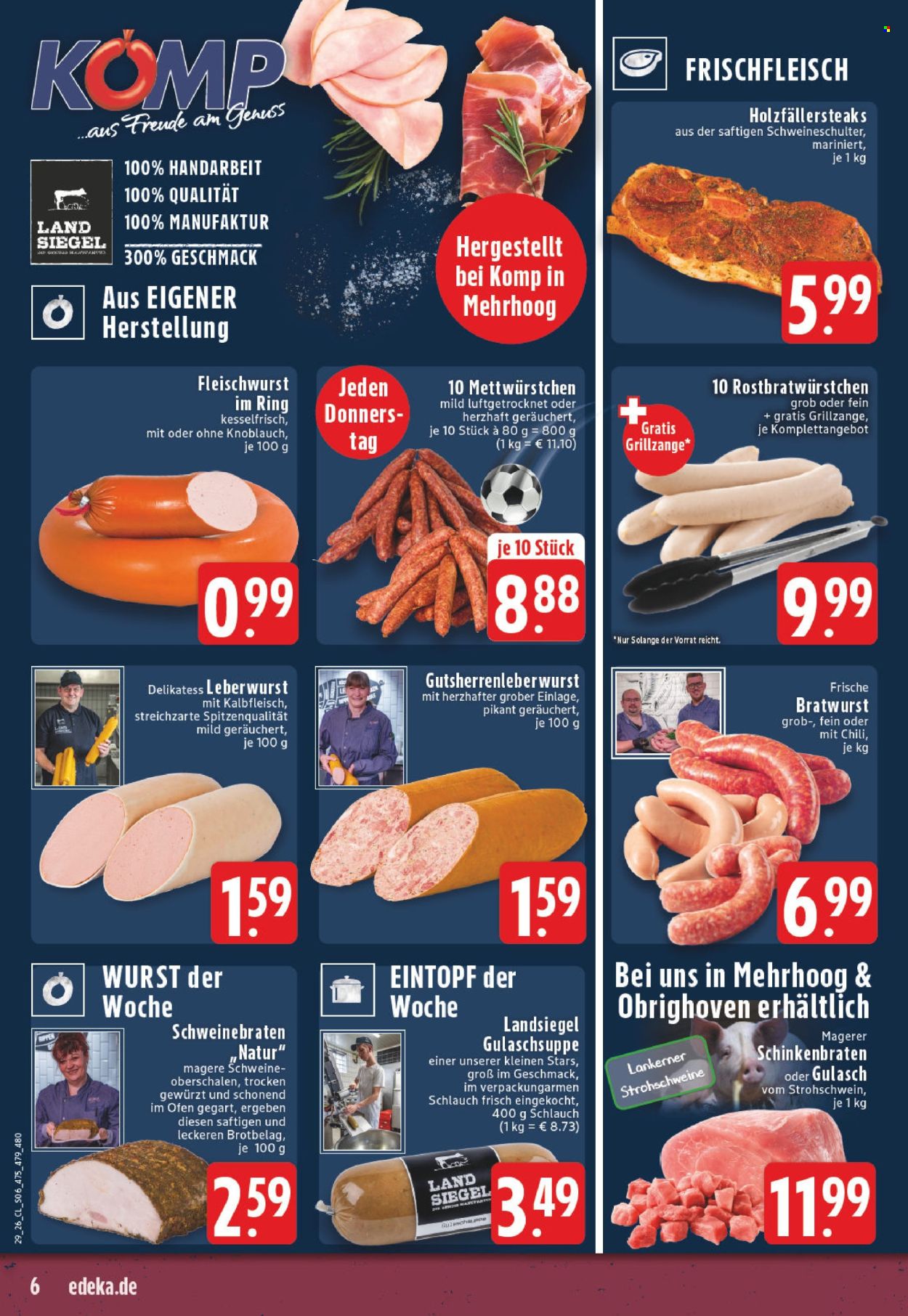 Edeka Prospekte  - 13.07.2026 - 18.07.2026. Seite 6