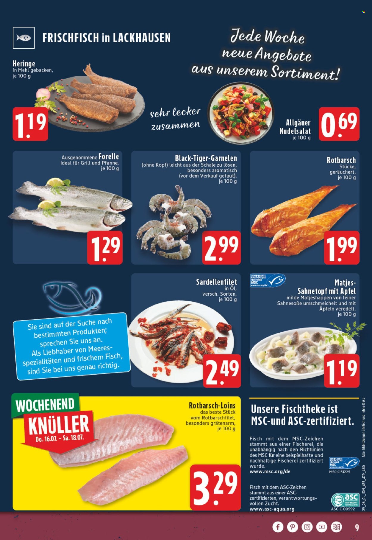 Edeka Prospekte  - 13.07.2026 - 18.07.2026. Seite 9