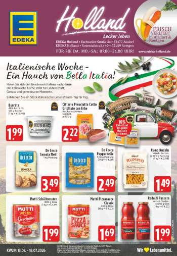Prospekte Edeka - 13.07.2026 - 18.07.2026.