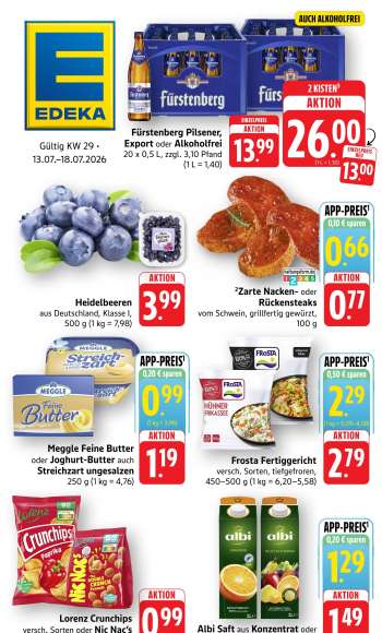 Prospekte Edeka - 13.07.2026 - 18.07.2026.