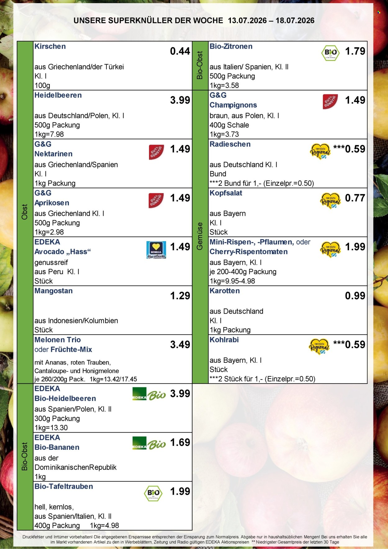 Edeka Prospekte  - 13.07.2026 - 18.07.2026. Seite 8