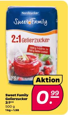 SWEET FAMILY Gelierzucker 2:1