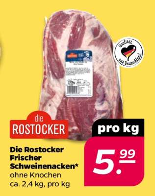 Die Rostocker Frischer Schweinenacken