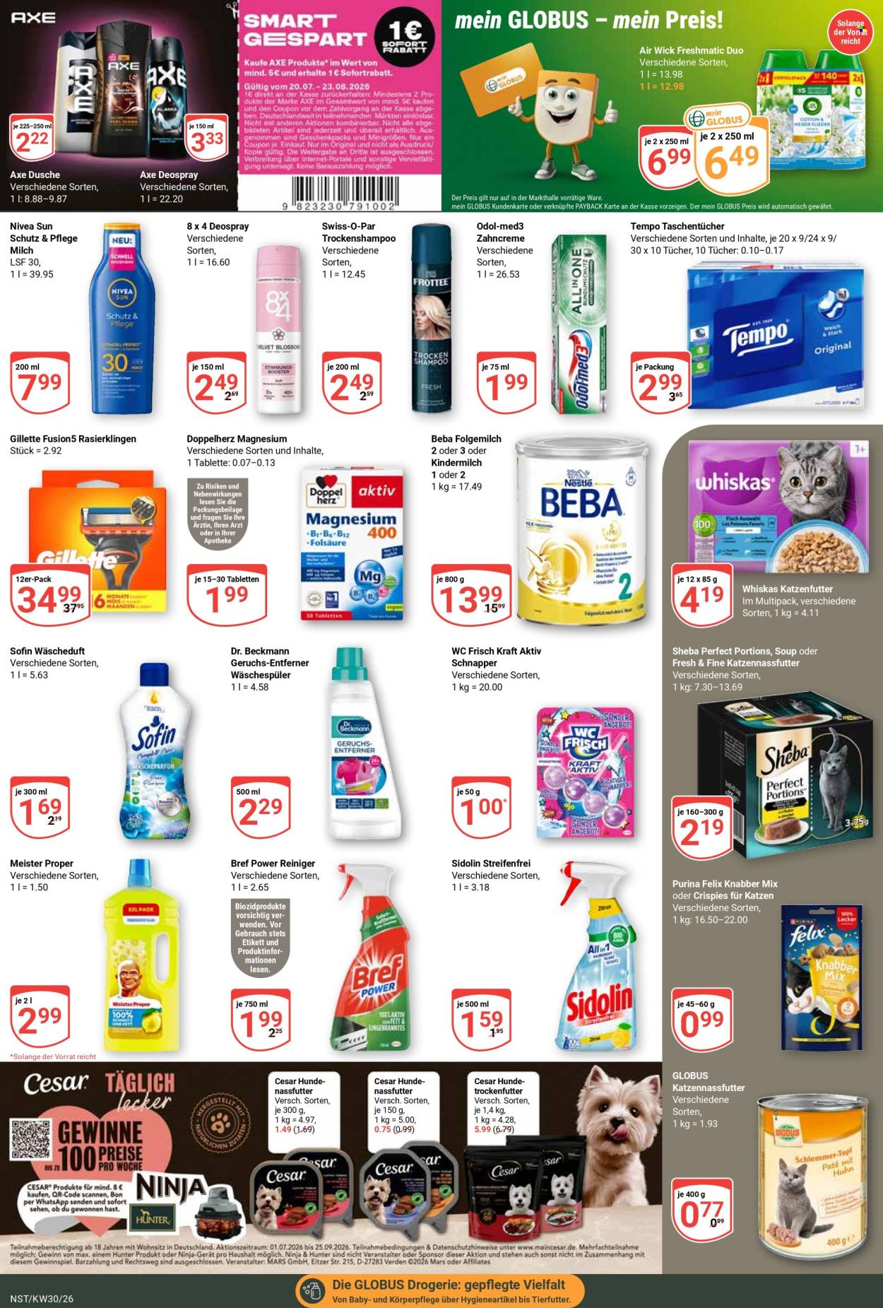Globus Prospekte  - 20.07.2026 - 25.07.2026. Seite 17