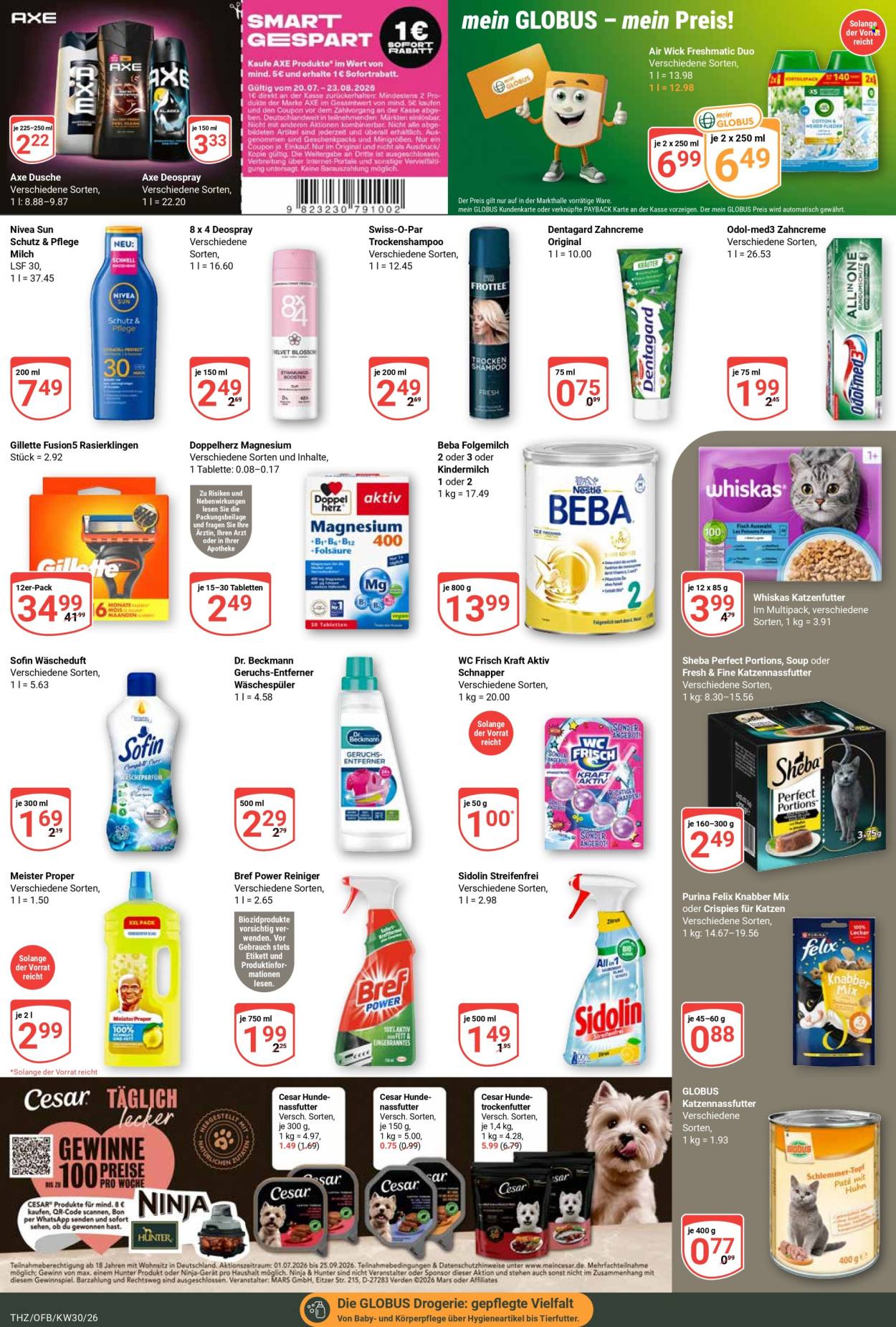 Globus Prospekte  - 20.07.2026 - 25.07.2026. Seite 19