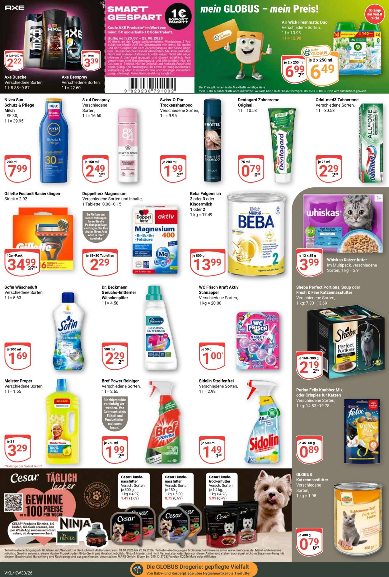 Globus Prospekte  - 20.07.2026 - 25.07.2026. Seite 20