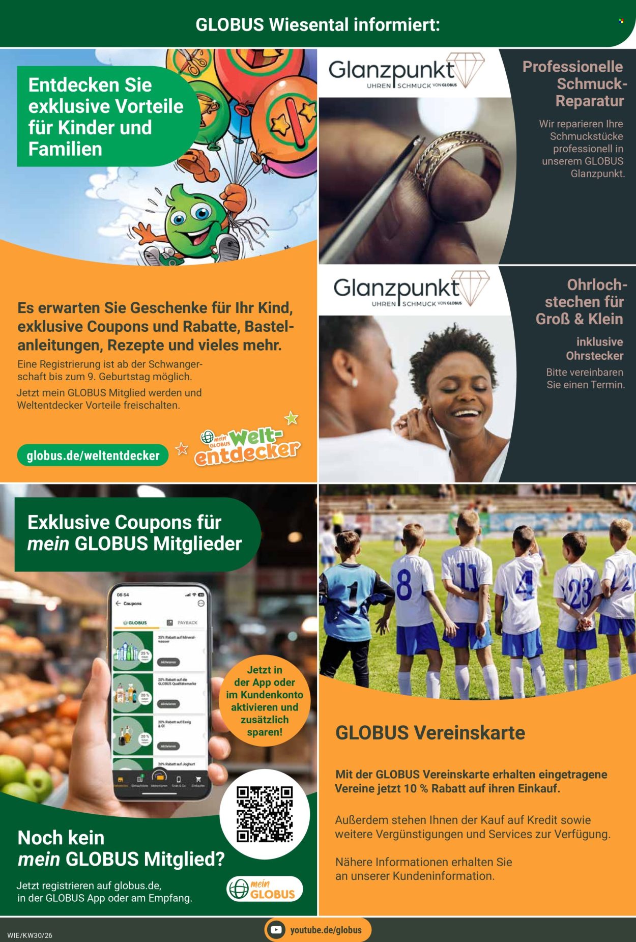 Leták Globus - 20.7.2026 - 1.8.2026. Strana 20