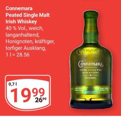 CONNEMARA Peated Single Malt Irish Whiskey