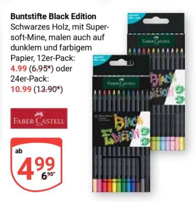 Buntstifte Black Edition