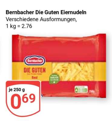 Bernbacher Die Guten Eiernudeln