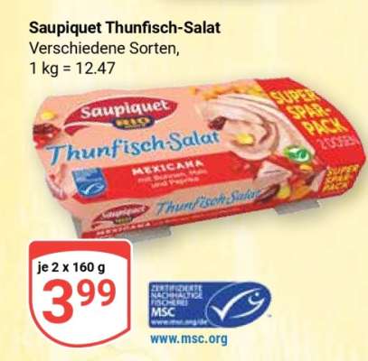 SAUPIQUET Thunfisch-Salat