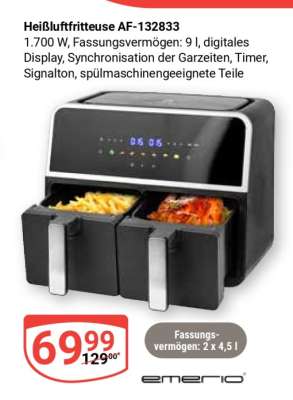 Heißluftfritteuse AF-132833