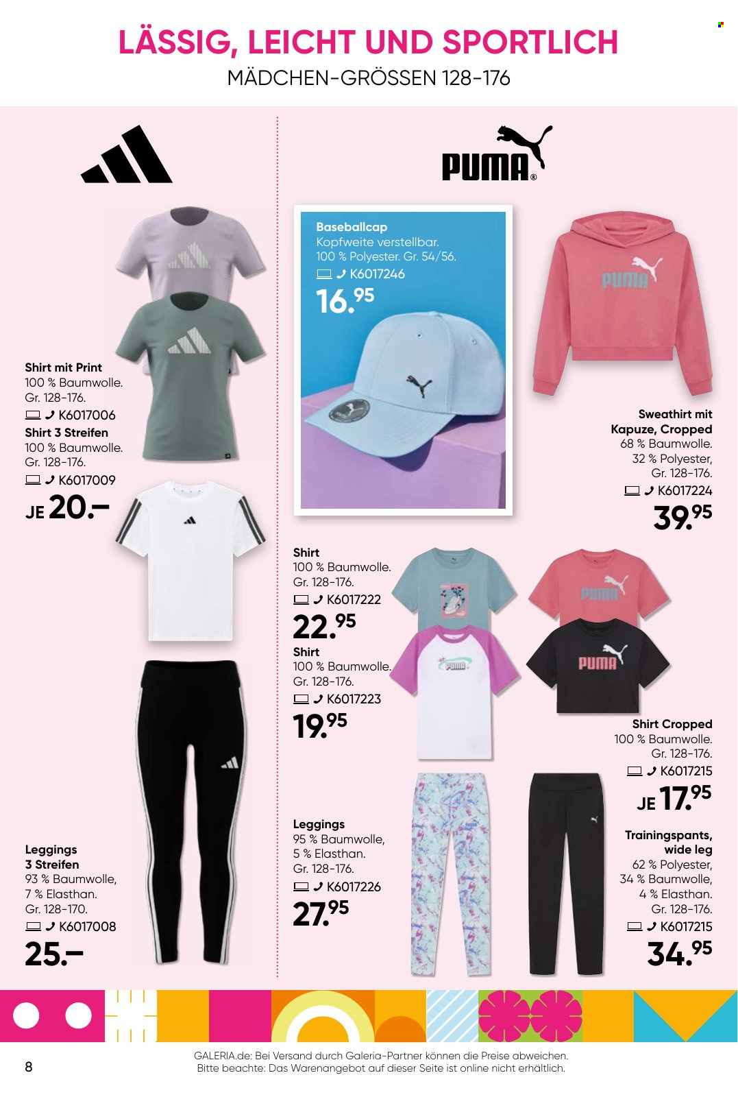GALERIA Karstadt Kaufhof Prospekte  - 6.07.2026 - 30.09.2026. Seite 8