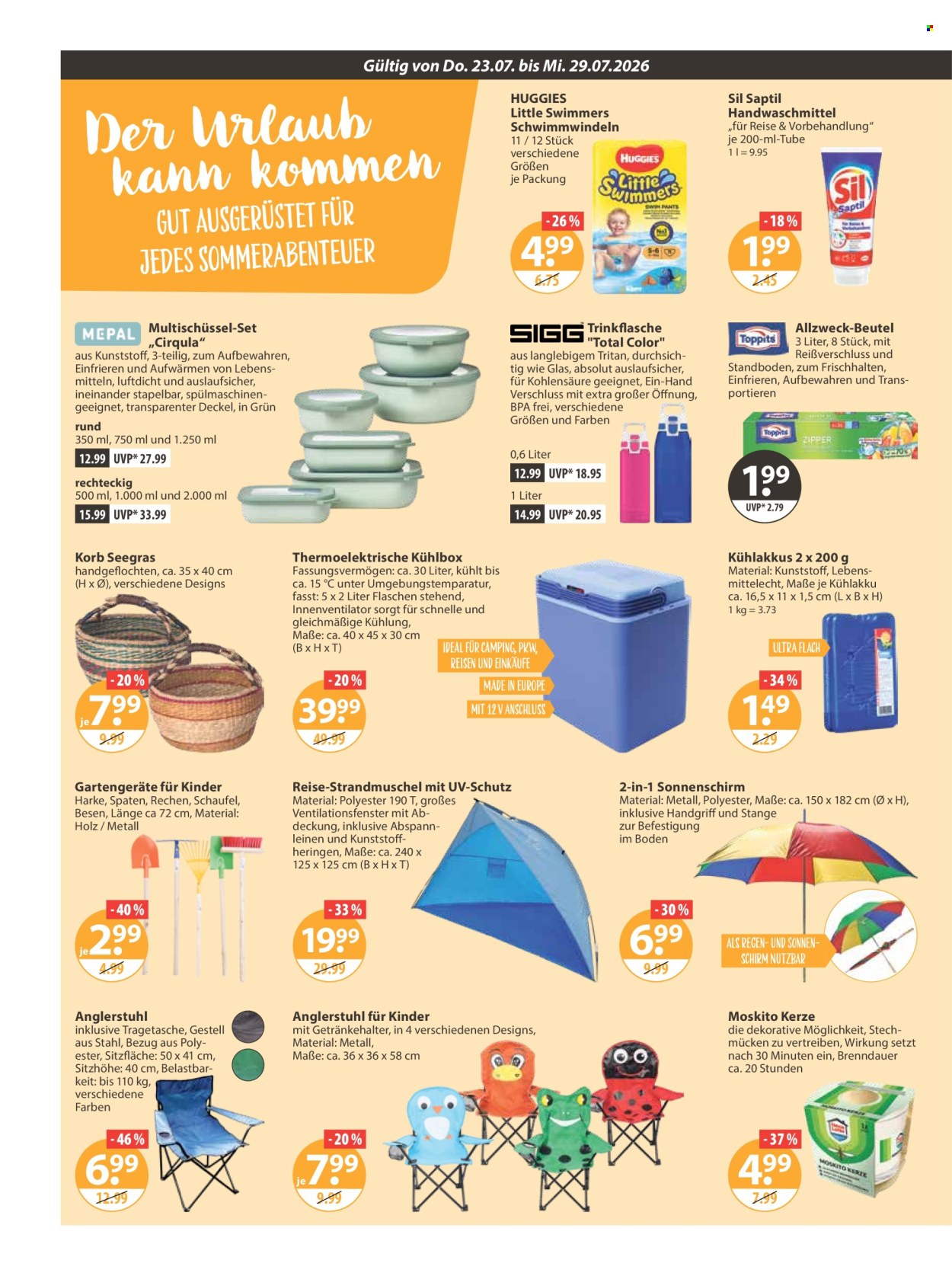 Leták V-Markt - 23.7.2026 - 29.7.2026. Strana 12