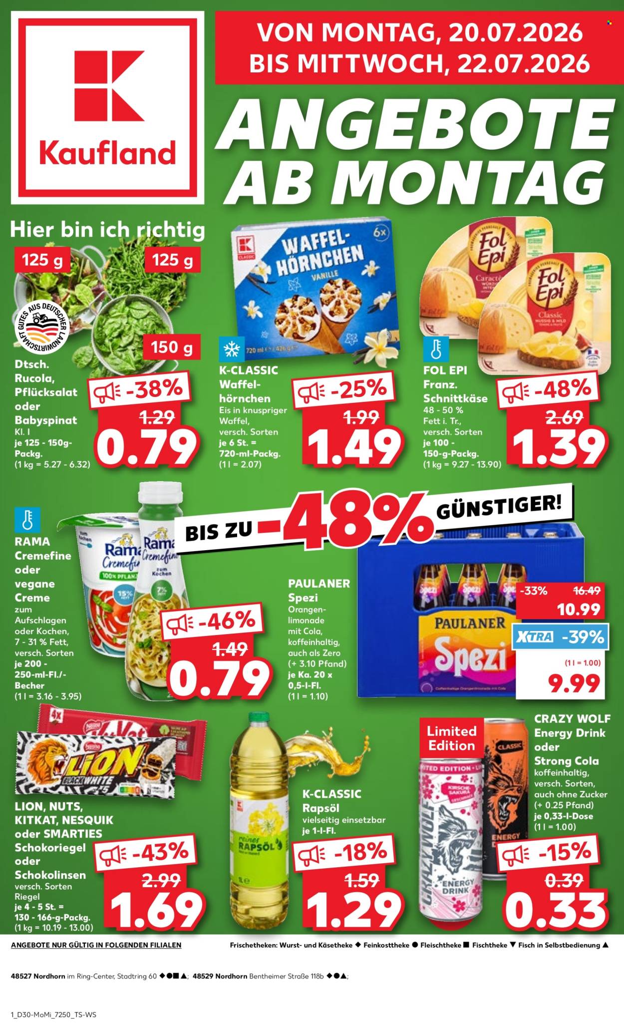 Kaufland Prospekte  - 20.07.2026 - 22.07.2026. Seite 1