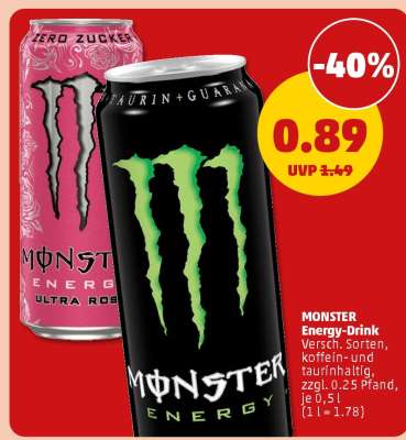 Monster energy drink