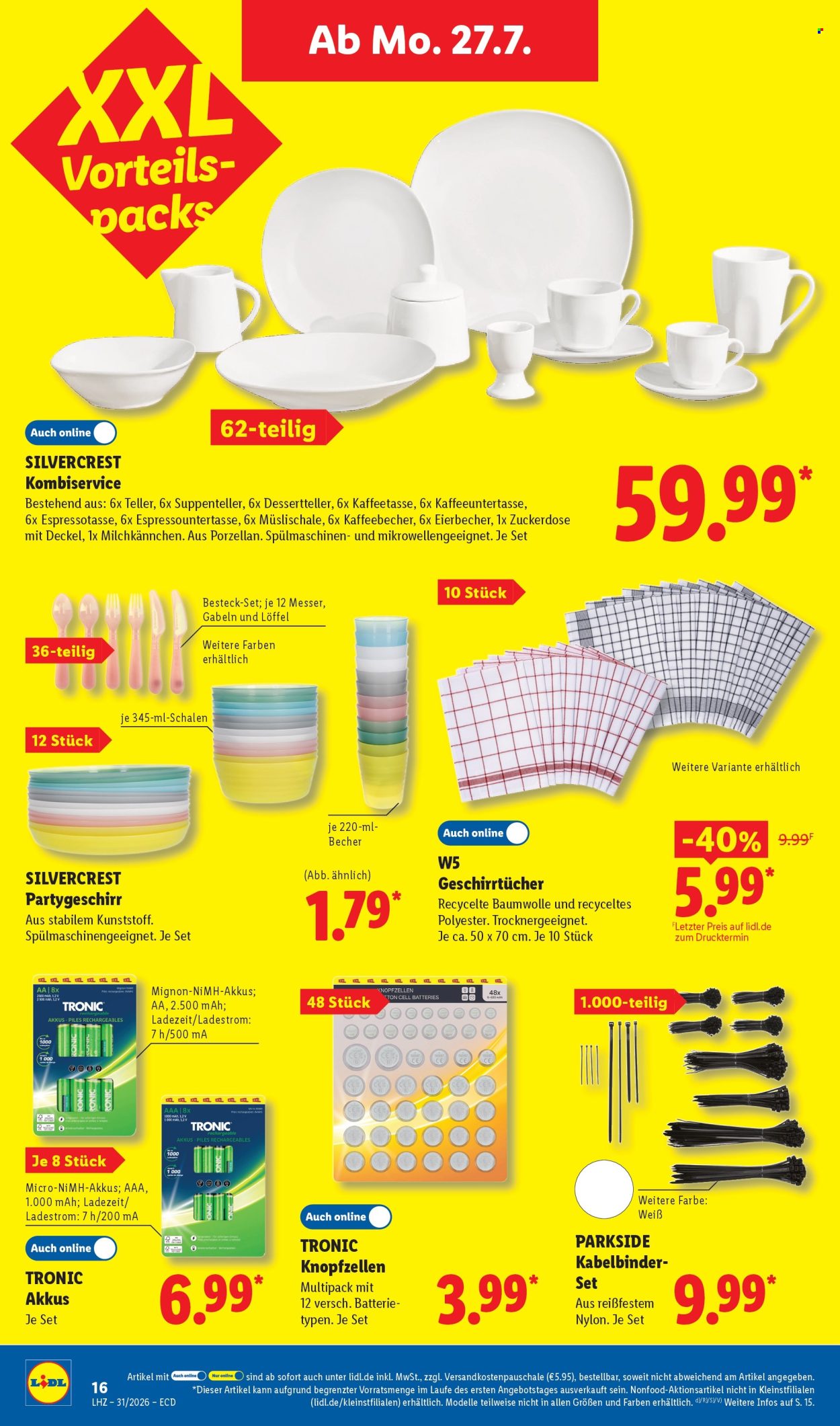 Leták Lidl - 27.7.2026 - 1.8.2026. Strana 8