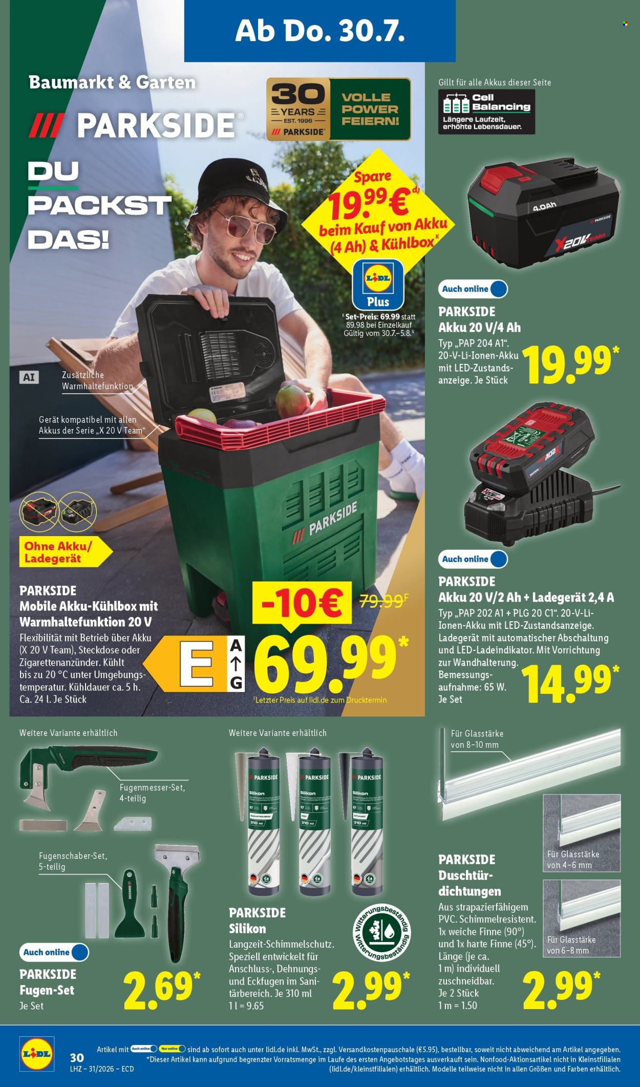 Leták Lidl - 27.7.2026 - 1.8.2026. Strana 24